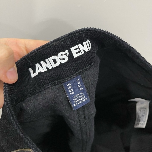 Lands’ End Mid Rise Straight Leg Corduroy Pants 14 - Picture 7 of 8